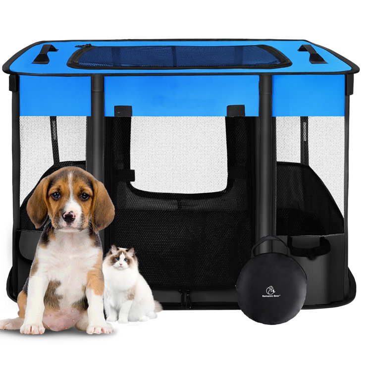 Large fabric hotsell dog playpen